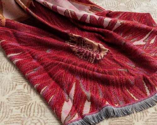 Плед K3 Kenzo TSUGI MAIKO col.156 red 145х200 Артикул: 70703 DolceNoce фото 3
