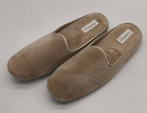 Тапочки Jaimies KEN mule HOMME бежевые фото 5