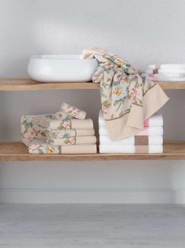 Набор полотенец Feiler VANILLA ROSE 146 seashell (цвет ракушки) Артикул: 85812 DolceNoce фото 4