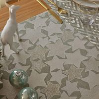 Скатерть Sander STAR PARADE 100х100 (цвет 27 taupe)