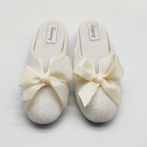 Тапочки Jaimies NATHALIE mule nina ivory молочные