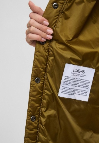 Куртка Max Mara Leisure ZANTE оливковая фото 5