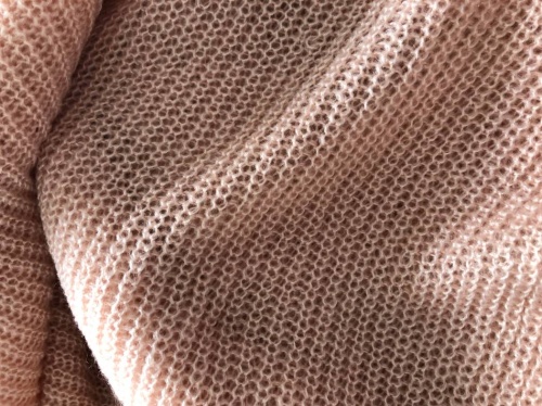 Плед Biederlack PASTEL GRADIENT (729071) Rose Mesh Knit 130х170 Артикул: 79224 DolceNoce фото 3