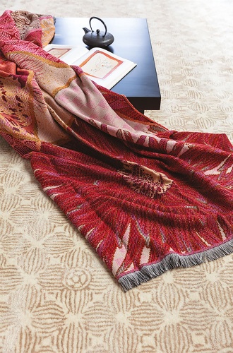 Плед K3 Kenzo TSUGI MAIKO col.156 red 145х200 Артикул: 70703 DolceNoce фото 2