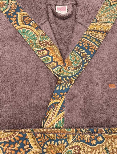 Халат с капюшоном Etro GIАNO AV799 X0883 brown коричневый фото 5 Халат с капюшоном Etro GIАNO AV799 X0883 brown коричневый фото 5