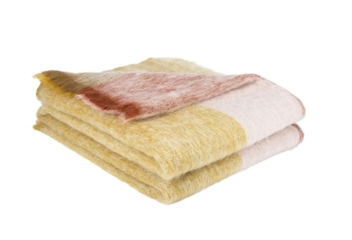 Плед Brun De Vian-Tiran MOHAIR PAYSAGE CULTURES 140х180 Артикул: 87413 DolceNoce