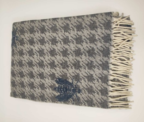 Плед Mastro Raphael DORIS ARI JACQUARD grey, light blue (цвет 89) 130x170 Артикул: 76591 DolceNoce