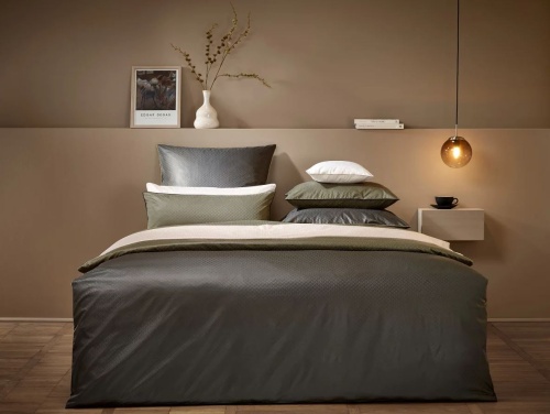 Постельное белье Curt Bauer AREZZO 9008 (col. 3825 olive) оливковое