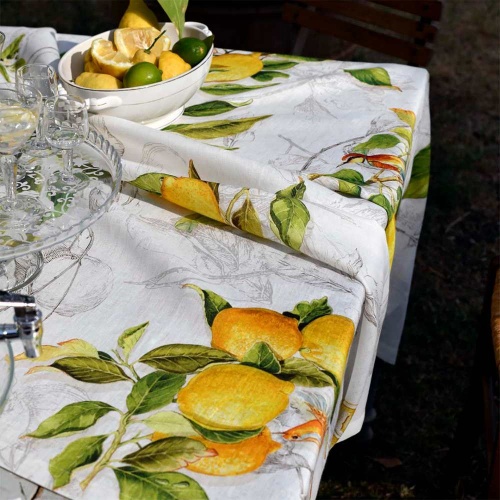 Скатерть Tessitura Toscana Telerie LIMONCELLO 170х270 Артикул: 83057 DolceNoce фото 6