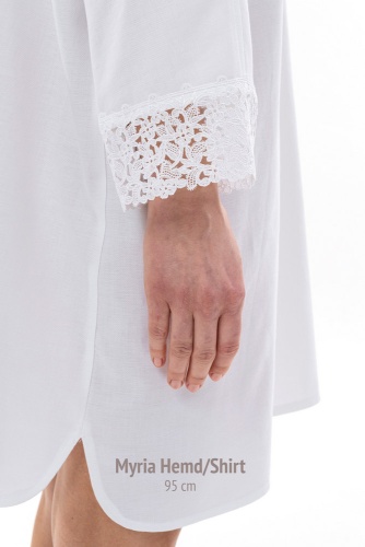 Сорочка Celestine MYRIA SHIRT (95см) white белая фото 3