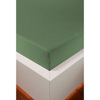 Простыня на резинке Bellana DeLuxe J57BL цвет 545 schilf зеленый 180/200х200/220 см