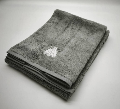 Набор полотенец Mastro Raphael BATH ESSENTIAL API 9B cement grey 40x60+60х110 Артикул: 76624 DolceNoce фото 2