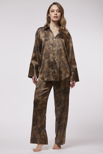 Пижама Vivis WYNTER (цвет 01362 animalier) бежевая