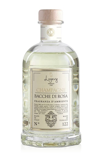 Аромадиффузор Logevy CHAMPAGNE E BACCHE DI ROSA 250 мл Артикул:  DolceNoce фото 2