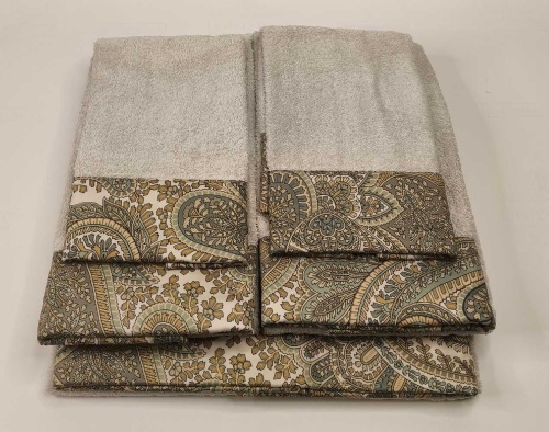 Набор полотенец Etro GIANO AV799 X0820 beige бежевый Пять штук Артикул: 70148 DolceNoce