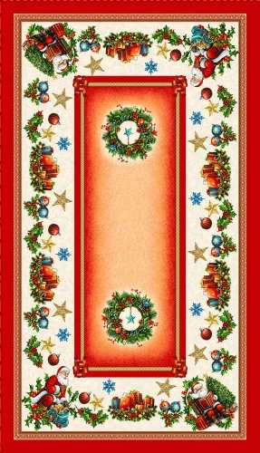 Скатерть Viuda de Rafael Gandia CHRISTMAS LUREX col 1 - 135х235 Артикул: 97804 DolceNoce