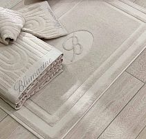 Коврик для ванной Blumarine MONOGRAM 140x70 бежевый 05 ecru