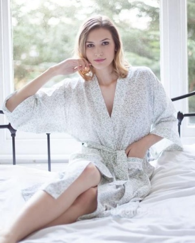 Халат-кимоно Cottonreal MANDY белый