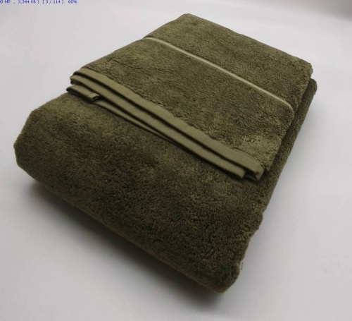 Полотенце Mastro Raphael BREAD&BUTTER 7D verde oliva 100х150 Артикул: 76635 DolceNoce фото 2
