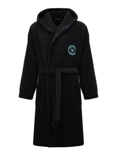 Халат мужской Emporio Armani FRANZ black черный