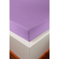 Простыня на резинке Bellana DeLuxe J57BL цвет 722 lavander сиреневый 180/200х200/220 см