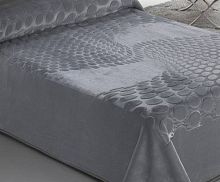 Плед Mora SERENA 413 06 gris 260х240 серый