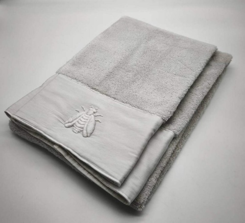 Набор полотенец Mastro Raphael ABEILLE MERVEILLE 9E perl grey 40x60+60x110 Артикул: 76618 DolceNoce фото 2