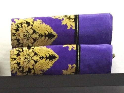 Набор полотенец Feiler SANSSOUCI VIOLETT 53 clematis (клематис, фиолетовый) Артикул:  DolceNoce фото 2