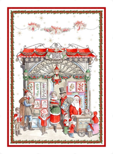 Полотенце Tessitura Toscana Telerie CHRISTMAS SHOPPING TTT 50х70 Артикул: 83157 DolceNoce