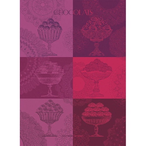Полотенце Garnier-Thiebaut CHOCOLATS FINS PRUNE 56х77 Артикул: 79962 DolceNoce