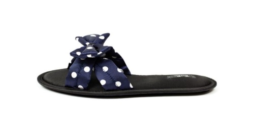Тапочки Petit Pas BBB009 GRAND POIS BLUE синие фото 2