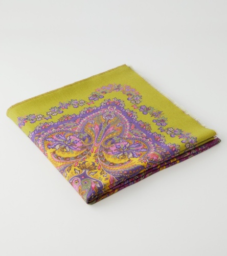 Плед Etro IRIS AK851 X0875 red yellow красный с желтым 140х190 Артикул: 70106 DolceNoce