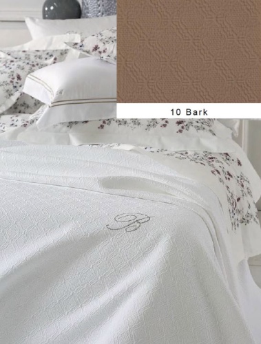 Покрывало Blumarine DELFINA 270x270 бежевое 10 bark Артикул: 93743 DolceNoce