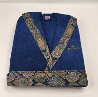Халат с капюшоном Etro 7PLIES AV800 X0883 blue синий