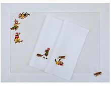 Набор подтарельников Eri Textiles TOBOGGANING (На санках) 6 штук 51х38
