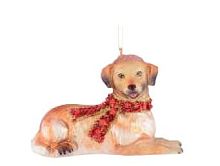 Игрушка елочная Giftcompany GOLDEN RETRIEVER MIT COLLIER