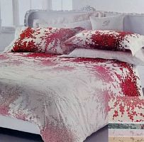 Постельное белье Blumarine GEMMA ONICE серо-черное