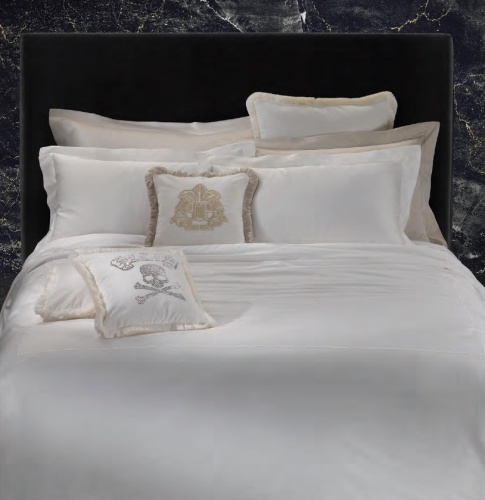 Постельное белье Philipp Plein BASIC HEXAGON B00 white Постельное белье Philipp Plein BASIC HEXAGON B00 white