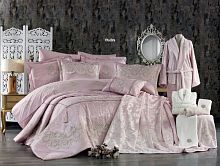 Покрывало Zebra Casa BOLERO pudra 260x270 и декоративные наволочки