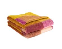 Плед Brun De Vian-Tiran MOHAIR CARREAUX COLLINE 140х180