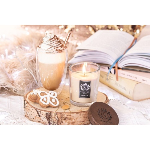 Свеча средняя Vellutier Кремовый амаретто (Crema All’Amaretto) 225 гр Артикул: 24839 DolceNoce фото 4