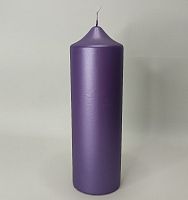Свеча Engels Kerzen STUMPENKERZEN 8x25 см сиреневая