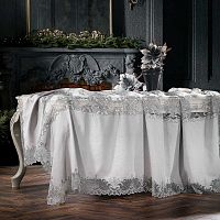 Скатерть Zebra Casa EVORIUM Grey 160x260