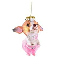 Игрушка елочная Giftcompany CHIHUAHUA MIT TUTU