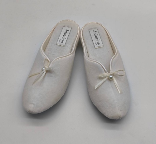 Тапочки Jaimies NATHALIE mule PERLE молочные Тапочки Jaimies NATHALIE mule PERLE молочные
