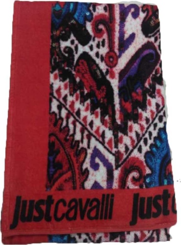 Полотенце пляжное Just Cavalli красное с черным, 100х180 Италия Артикул: 92730 DolceNoce фото 2 Полотенце пляжное Just Cavalli красное с черным, 100х180 Артикул: 92730 DolceNoce фото 2