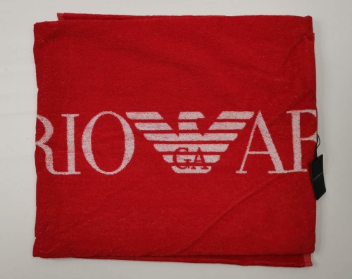 Полотенце Emporio Armani MARE NEW red красное 100x170 Артикул: 70229 DolceNoce