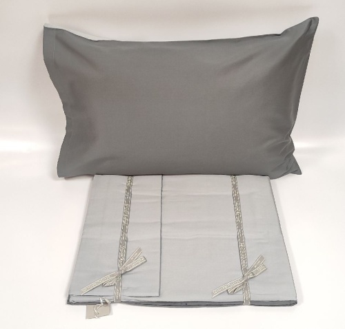 Постельное белье Mastro Raphael ELOISE BICOLOR 99C grigio фото 3