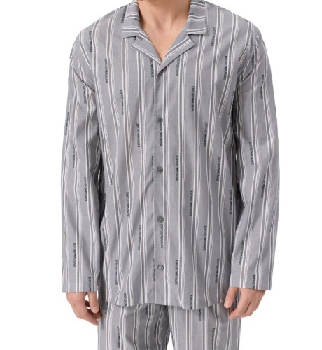 Пижама мужская Emporio Armani DENI EM000615 AF18543 m8222 shaded stripeсе серая фото 3