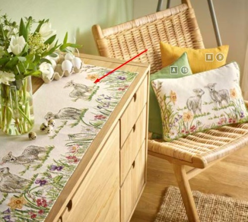Дорожка Sander LITTLE LAMBS 32х96 (цвет 40) Артикул: 88932 DolceNoce
